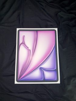iPad Air M3 13 inch cellular and wifi purple