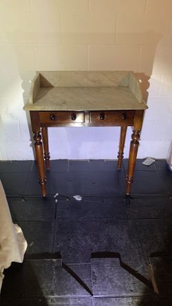 Marble Top “Dry-sink” Base/Table
