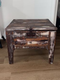 Rustic coffee table