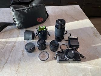 Fujica AX-3 49mm Film Camera Kit
