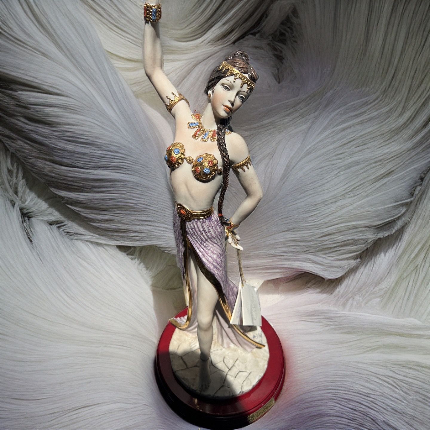 Vintage Capodimonte Vittorio Sabadin Hand Crafted Porcelain Figure Sculpture Collectible Item 