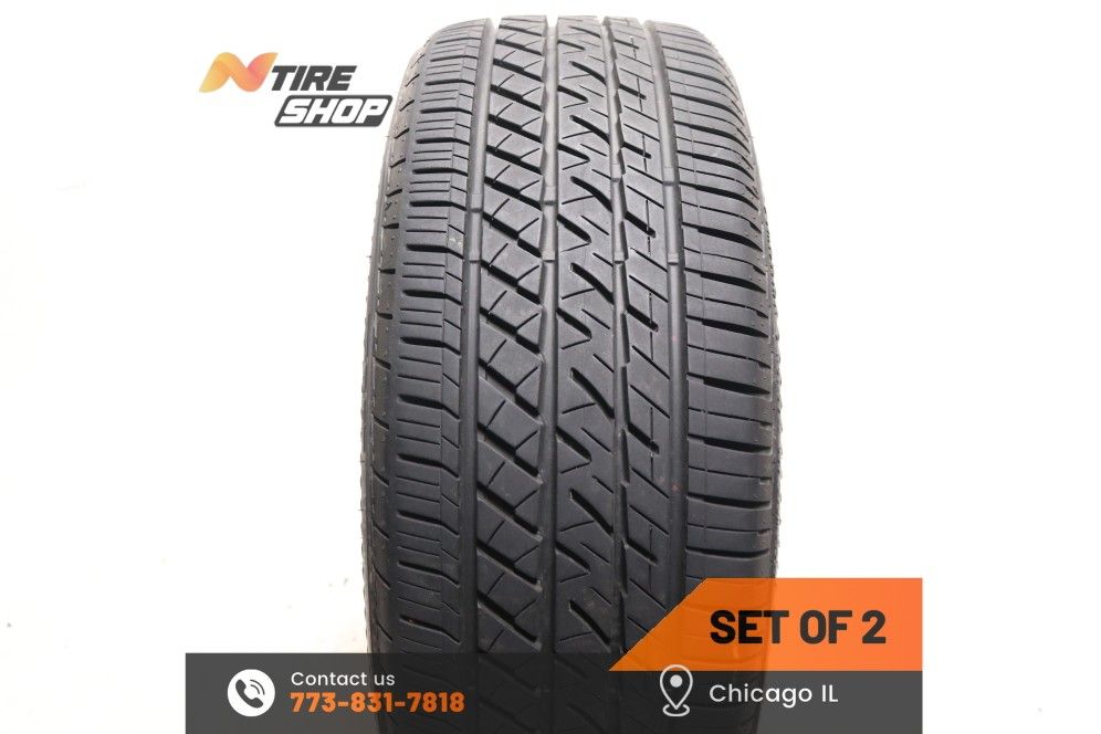 Set of 2 Used 9/32 205/45RF17 88W Bridgestone DriveGuard RFT