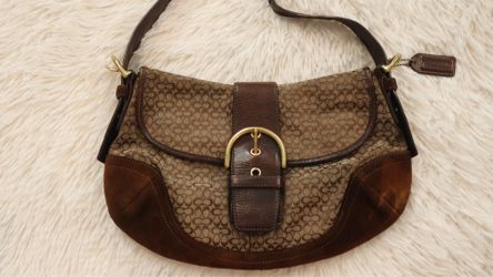 Y2k Coach soho gold buckle