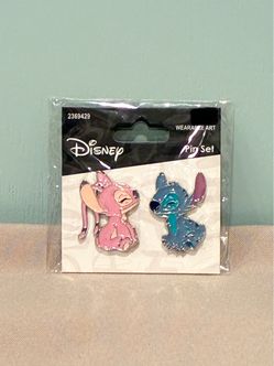 Disney Stitch & Angel Pin Set