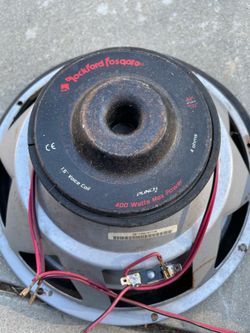 Rockford Fosgate Punch Z Series 10” Subwoofer (2) Speakers