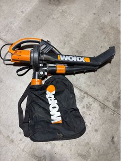 works corded leaf blower/mulcher/vacuum yard work