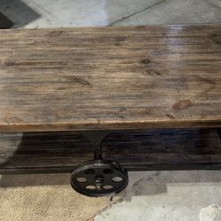 Rustic , Cute, Heavy, Fun Coffee Table