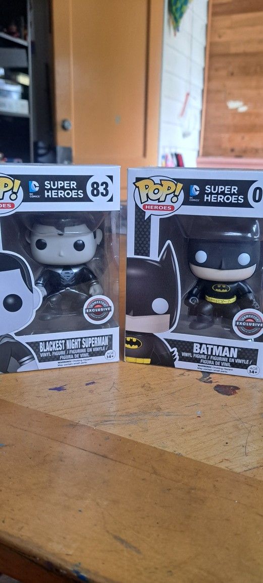 Pop! Figures Batman And Superman
