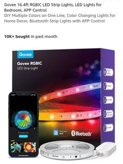 NEW GOVEE 16.4 FT RGBIC LED STRIP LIGHTS