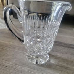 Irish Thick And Heavy Glass Pitcher