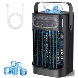New Portable Air Conditioner Cooling Fan With Lights 