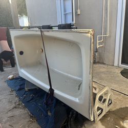 Cast Iron Porcelain Tub FREE