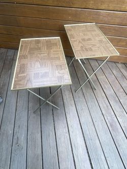 Vintage Mid Century Tables. 