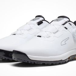 NEW Puma Men's Alphacat Nitro Disc Golf Shoes White/Black/Gum -Size7