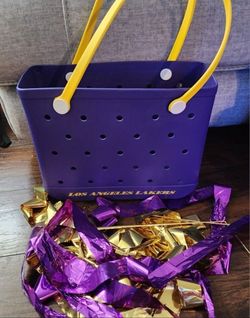 Large Lakers Bogg Bag