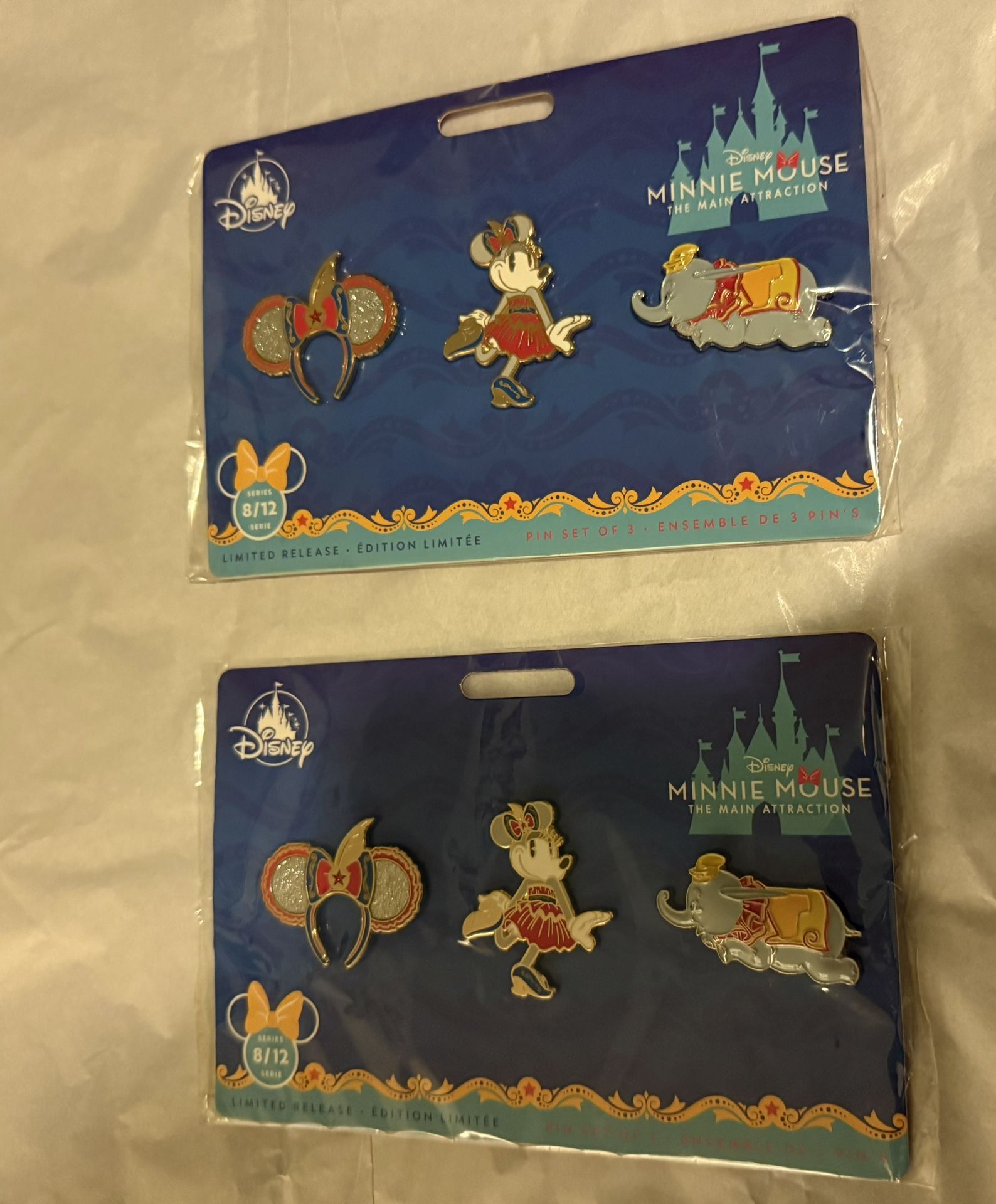 Disney Minnie Mouse Main Attraction Dumbo Pins