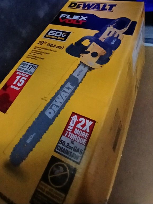 Dewalt 20in 60v Chainsaw Obo