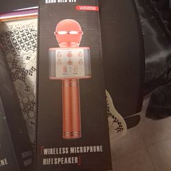 Ws 858 karaoke microphone single