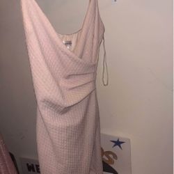 light pink homecoming/prom dress