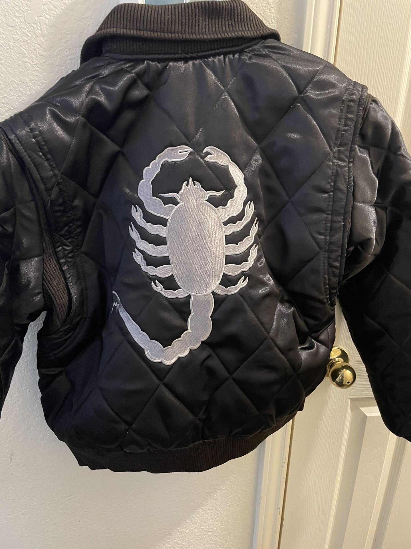 Awesome New Scorpion Reversible Satin Jacket