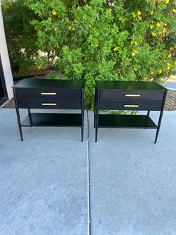 Pair of West Elm nightstands ( can deliver for $10 )