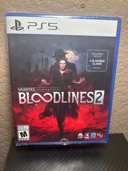 Hey, it’s never been used I’m asking$25 for,  Vampire: The Masquerade - Bloodlines 2  the Playstation 5 it’s brand new