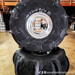 New 10 Haulers 25x12x9 SLS/on Drag cut wheels for sale