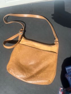 Leather coach purse