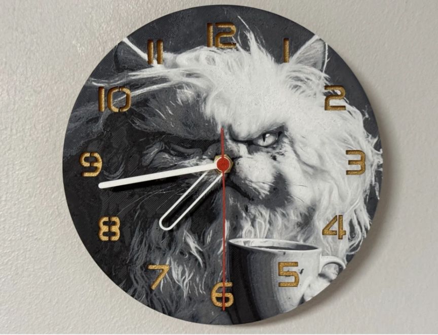 cat clock