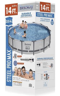 14x33 Bestway Pool W/h Basic Start Up Kit