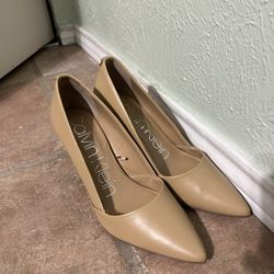 Calvin Klein Nude Heels