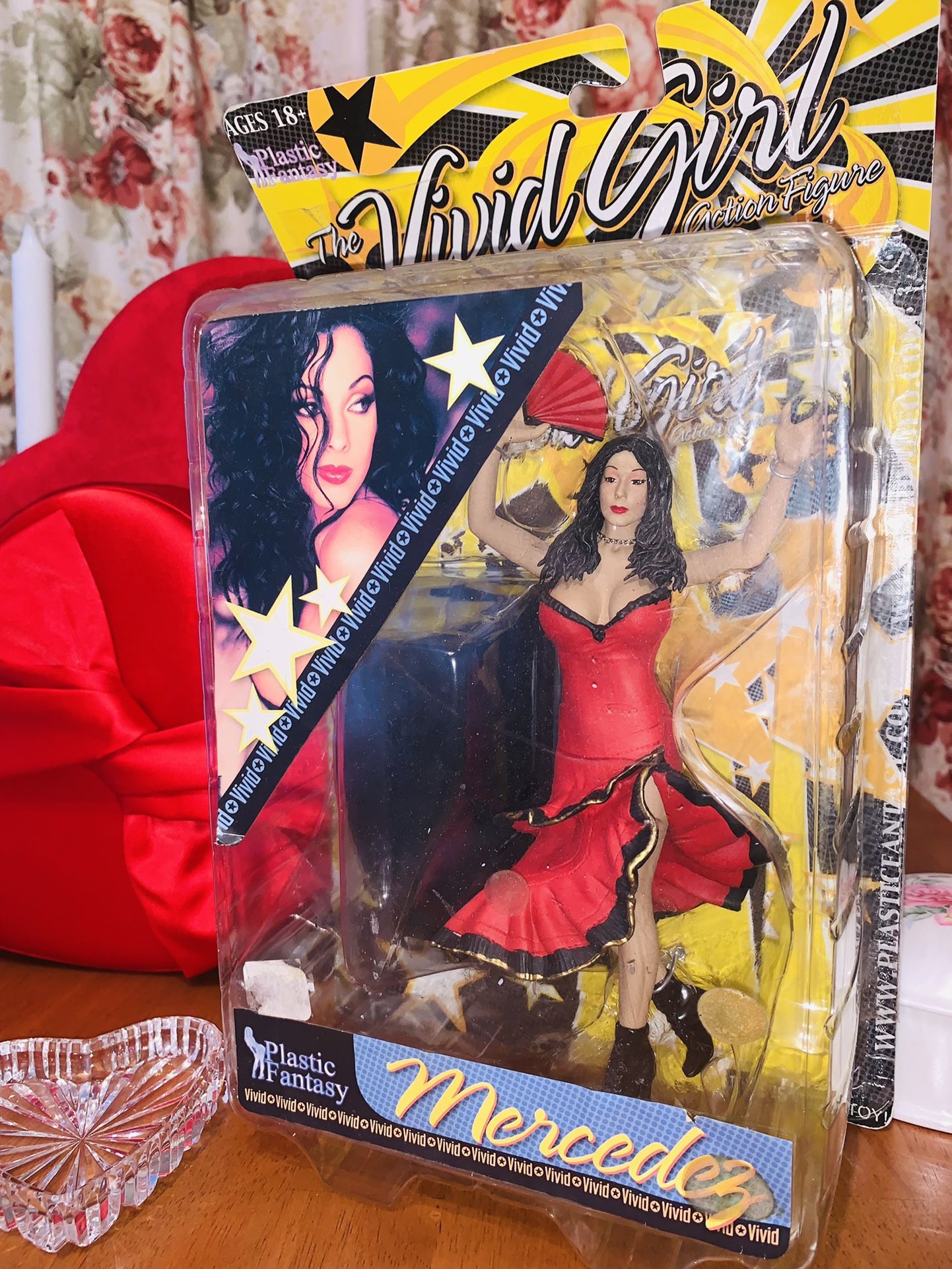 THE VIVID GIRL ACTION FIGURE NINA MERCEDEZ w/ STAND - UNOPENED ORIGINAL PACKAGING *** SEE ALL PHOTOS