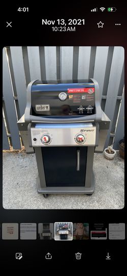 Weber Spirit E-210 Black 2 Liquid Propane Gas Grill