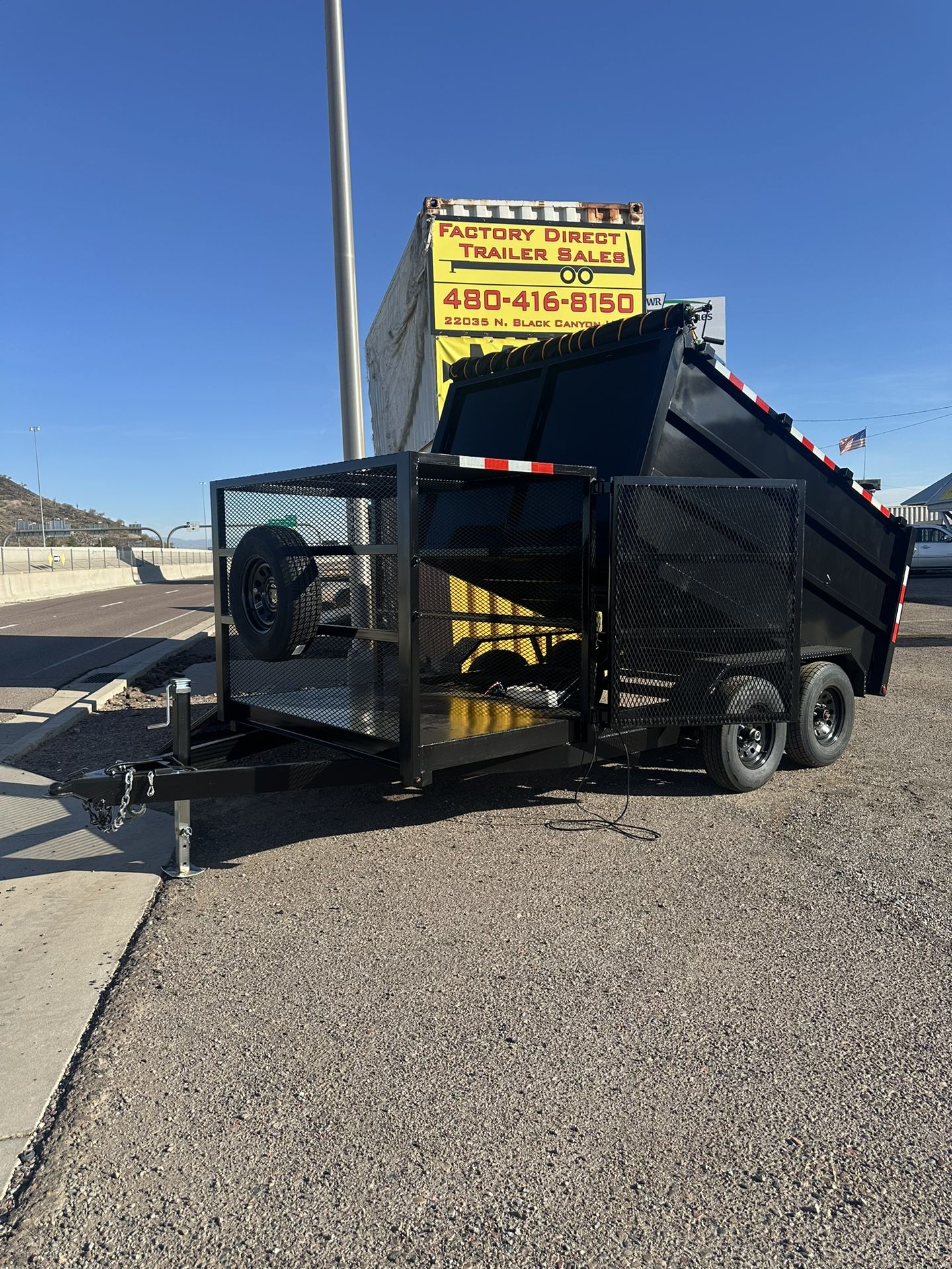 Landscaper’s Dream Trailer! 4 Foot Box In Front And Dump Trailer In The Back