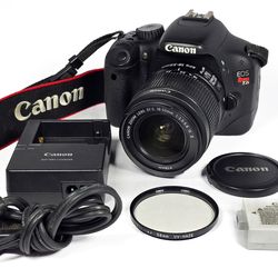 Near MINT Canon EOS Rebel T2i 18mp 1080p Digital Camera w/ EF-S 18-55mm Lens - ONLY 7,159 Shutter Count