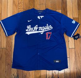 Blue Los Angeles dodgers shohei Ohtani road jersey