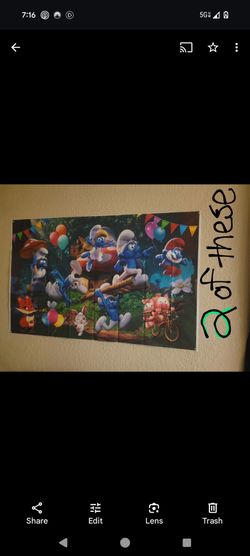 Smurf Birthday Party stuff