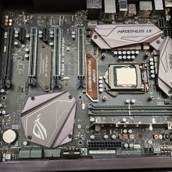 ASUS Motherboard With Intel Processor