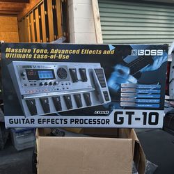 Boss GT-10 guitar effects processor