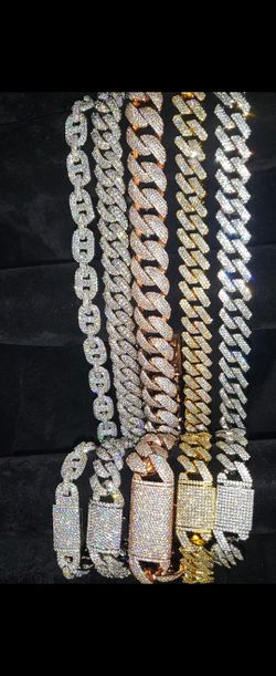 18-20MM MIAMI CUBAN Links VVS1 COLOR GRADE D 