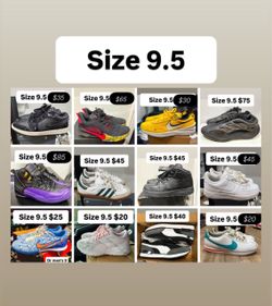 Jordan’s Nikes and more size 9.5