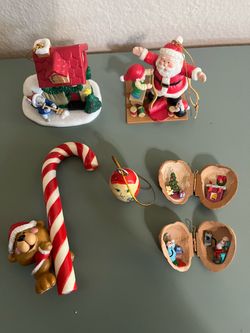 Assorted Vintage Lot of 1997 Christmas Ornaments