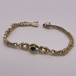 18k Sapphire Bracelet 