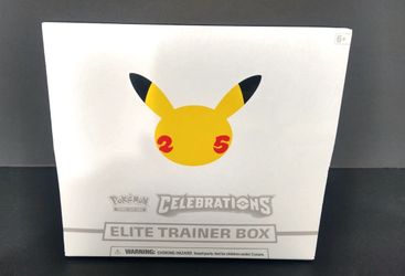 Pokemon Celebrations Elite Trainer Box 25th Anniversary ETB New Sealed