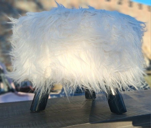 Cute Ottoman – Perfect for Living Room or Bedroom Decor open box.12