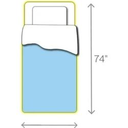 FREE 8" twin spring/coil mattress