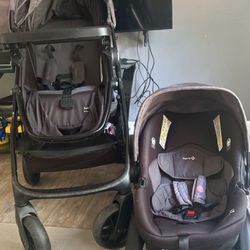 Baby Stroller ,car seat And Base Included