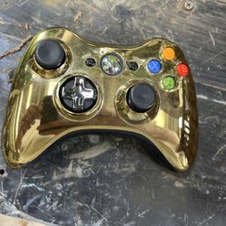 Gold  Xbox 360 Controller C3P0