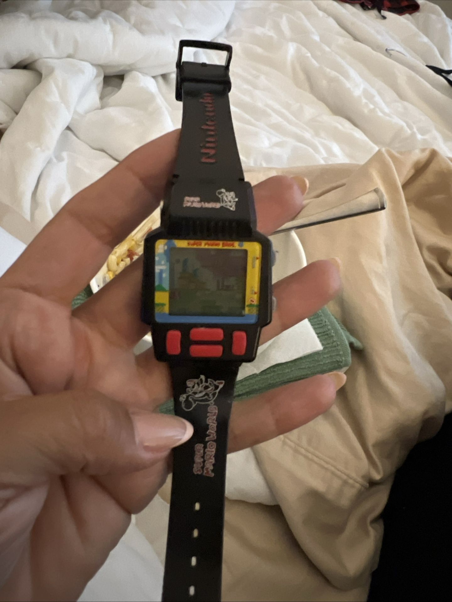 1991 Vintage Nintendo VTG Super Mario World Watch Game