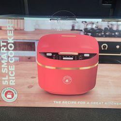 Chef's Counter Red 5L Smart Rice Cooker